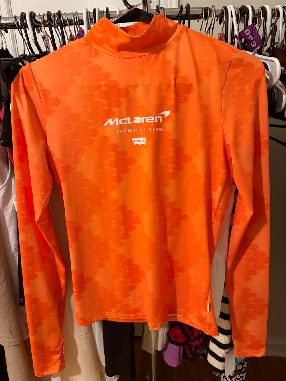 Levi's x McLaren Formula 1 Racing Mock Neck “Second Skin“ Top